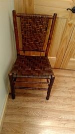 Rush Seat Hickory Chair