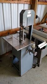 Meat Cutting Bandsaw and Grinder