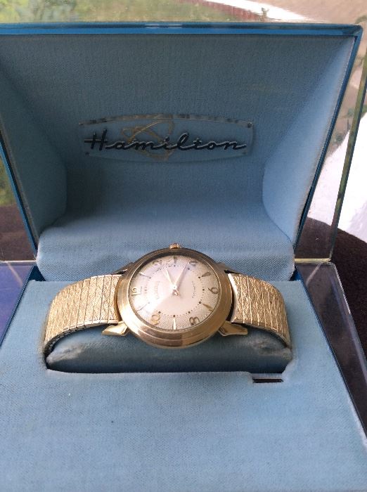 Vintage Hamilton watch in original plastic box