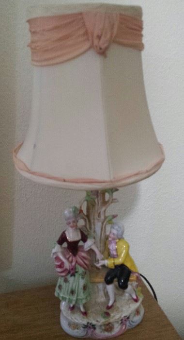 French faux lamp