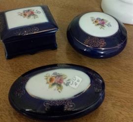 midnight blue dresser set
