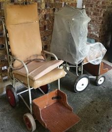 vintage wheel chairs