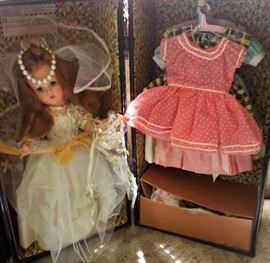 Bride doll with clothes