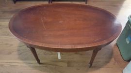 oval coffee table