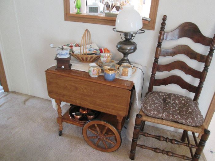 drop leaf table with wheel