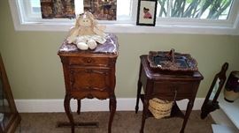 Marble Top Nightstand