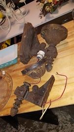 Antique Iron Light Fixture