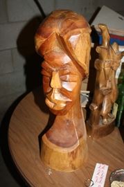 Large wood carving