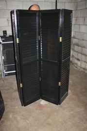 4 panel wood screen
