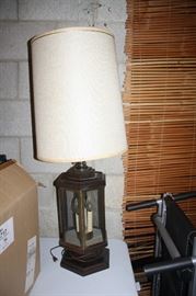 Other tall vintage wood lamp