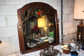 San Francisco Rose mirror with hangers