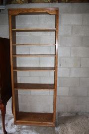 oak shelving