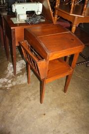 Handmade small vintage desk