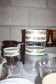 Vintage Pyrex cannisters