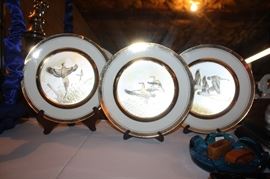 Vintage bird plates 
