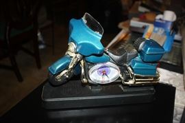 Vintage motorcycle clock that works
