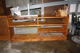 Vintage pine bookcase