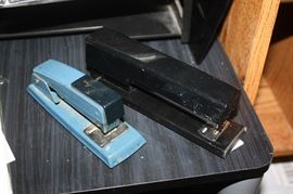 Vintage staplers