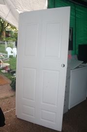 2 wood doors