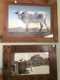 Longhorn and other Western art