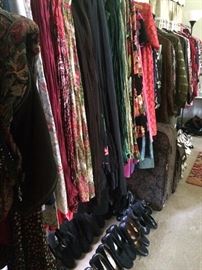 Great clothes and shoe selections