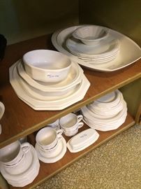 White stoneware
