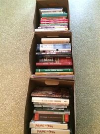 Some of the many cookbooks