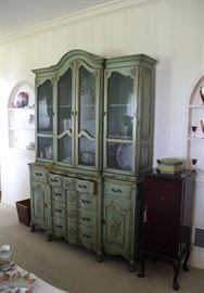 Painted buffet, part of the dining suite