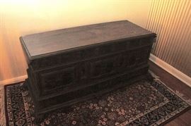 Carved chest