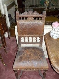 Wonderful leather chairs (4)