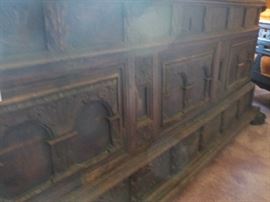 Carved chest bought from an antique shop in the 60's