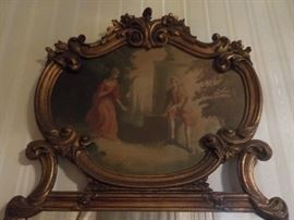 details on the romantic mirror