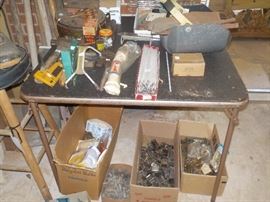 vintage hardware and welding tools