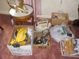boxes of smalls, beautiful sterling bowl not shown