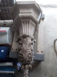 wonderful wood sconce in need of some TLC