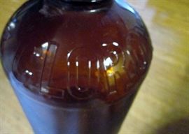 Vintage amber Clorox 1 gallon bottle