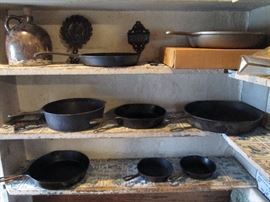 Cast iron pans - Wagner Ware, Griswold, Saxton