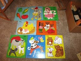 Vintage Playskool Wood Puzzle