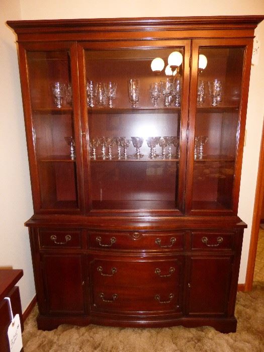 Vintage Mahogany china cabinet