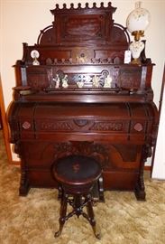 Antique Eastlake style organ by Smith American Organ Co.from late 1800's