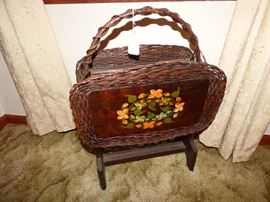 Vintage Magazine stand 