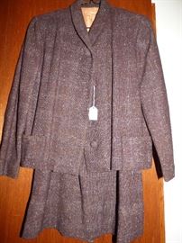 Vintage wool 2 piece suit