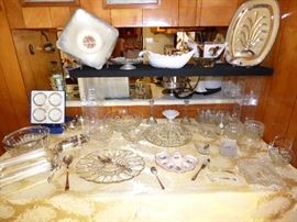 Vintage & Retro Glassware, Serving pieces