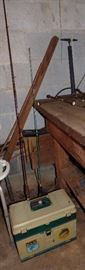 Fishing rods & tackle box
