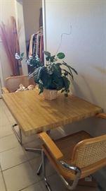 Dinette with Cane Back Chairs