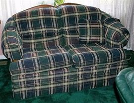 Smith Brothers Over Stuffed Matching Settee