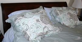 King Size Bed w/ Mattress and Box Spring