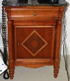 Lexington Marble Top Bedside Stand