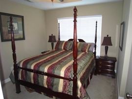 Queen Kincaid bed, nightstands, and chest