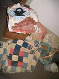 quilt, quilt squares, linens